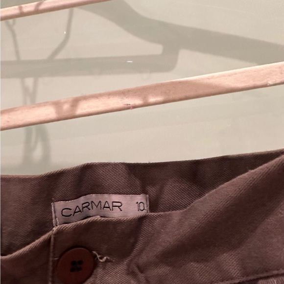 CARMAR Dark Grayish Brown Mini Skirt with Harness Ring Details y2k brand LF - Picture 3 of 4